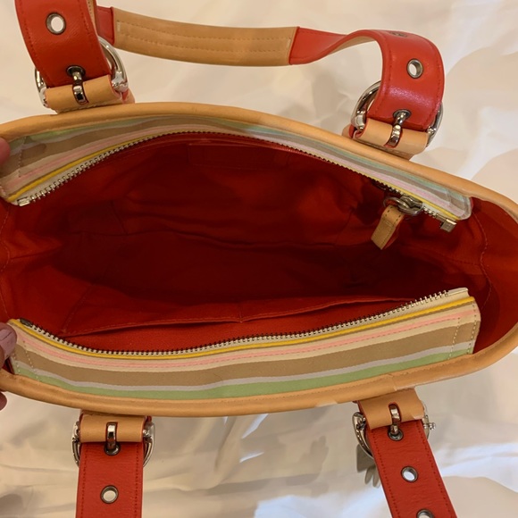 Coach Fabric & Leather Bucket Bag - Picture 4 of 7